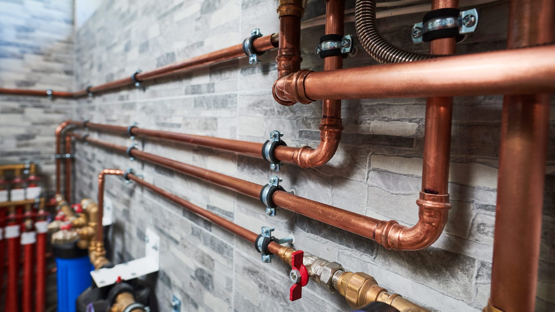 Whole-home copper repipe installation completed by USA Plumbing and Trenchless in South Florida