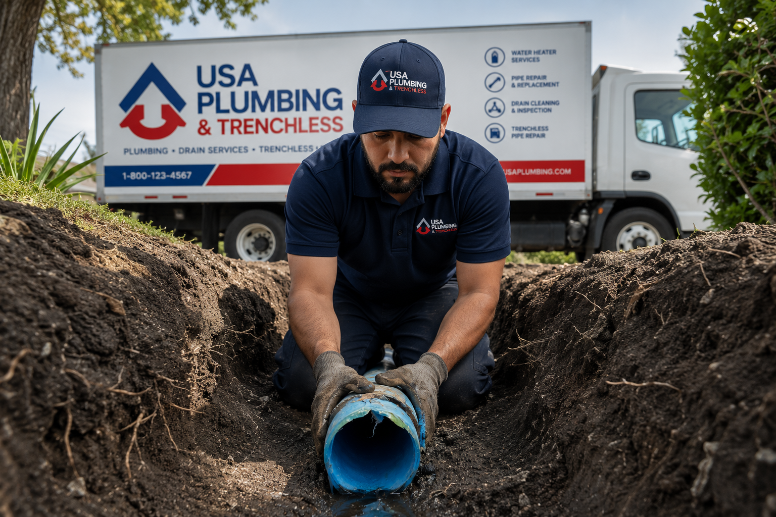 Trenchless pipe relining and pipe lining in Broward, FL
