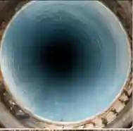 Pipe interior after lining